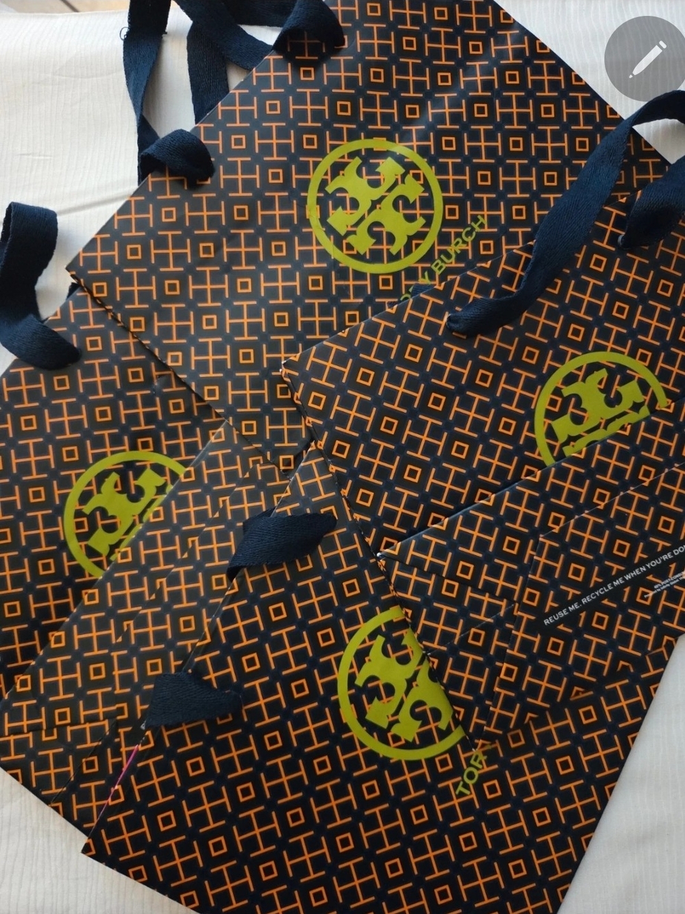 Tory Burch 4 Small Shopping Bags